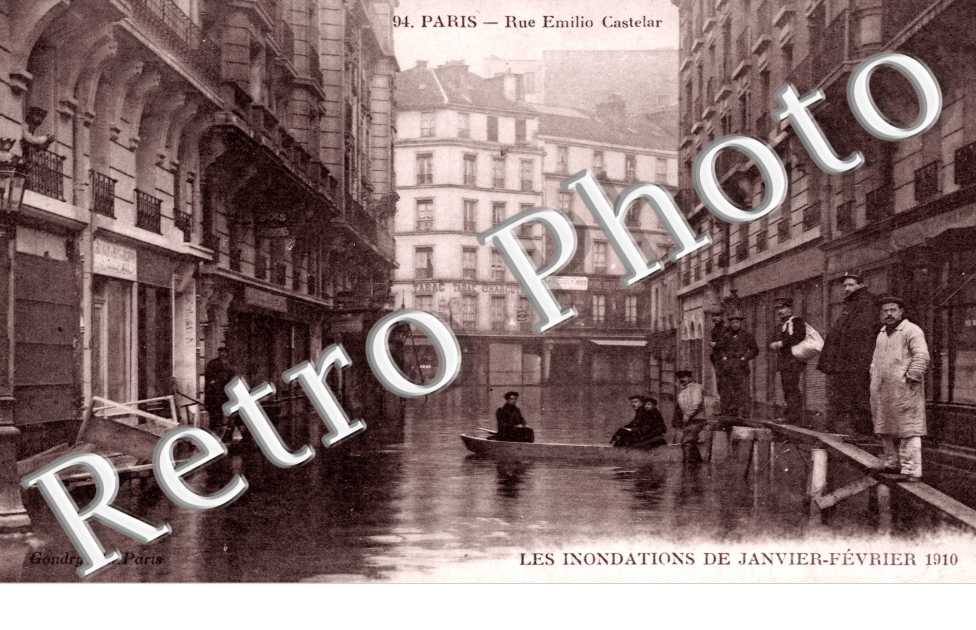 Inondations 1910, Rue Emilio Castelar
