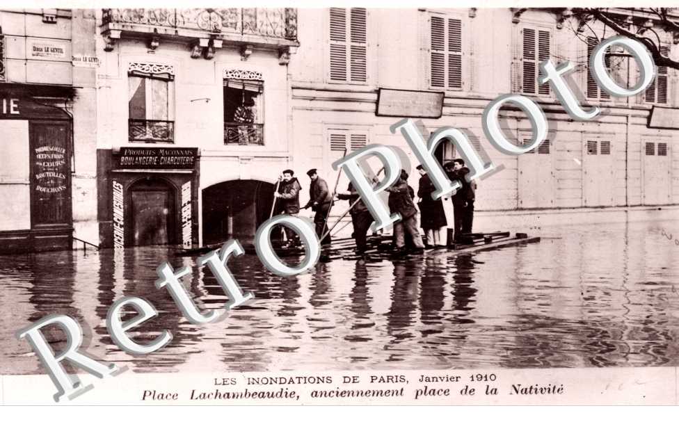 Inondations 1910, Place Lachambeaudie