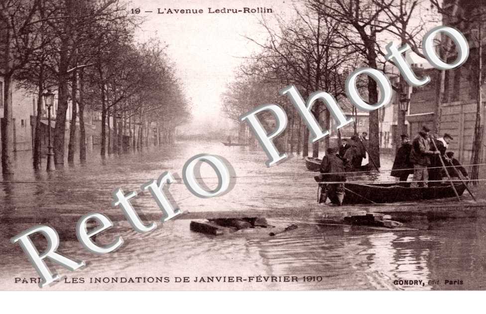 Avenue Ledru Rollin, Inondations