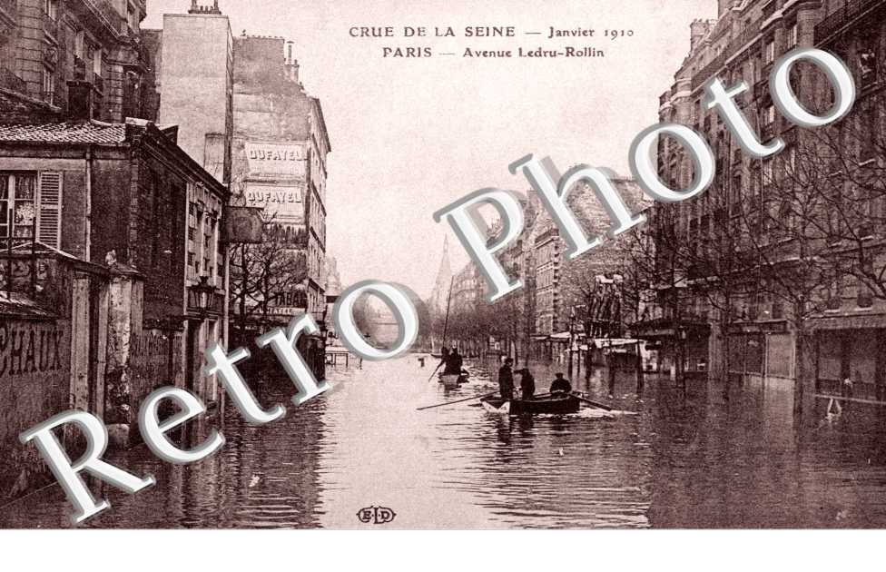 Inondations 1910, Avenue Ledru-Rollin