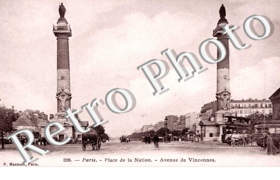 place de la Nation  avenue de vincennes