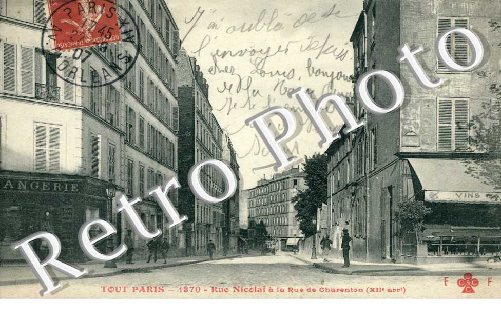 Rue Nicolai à la rue de Charenton