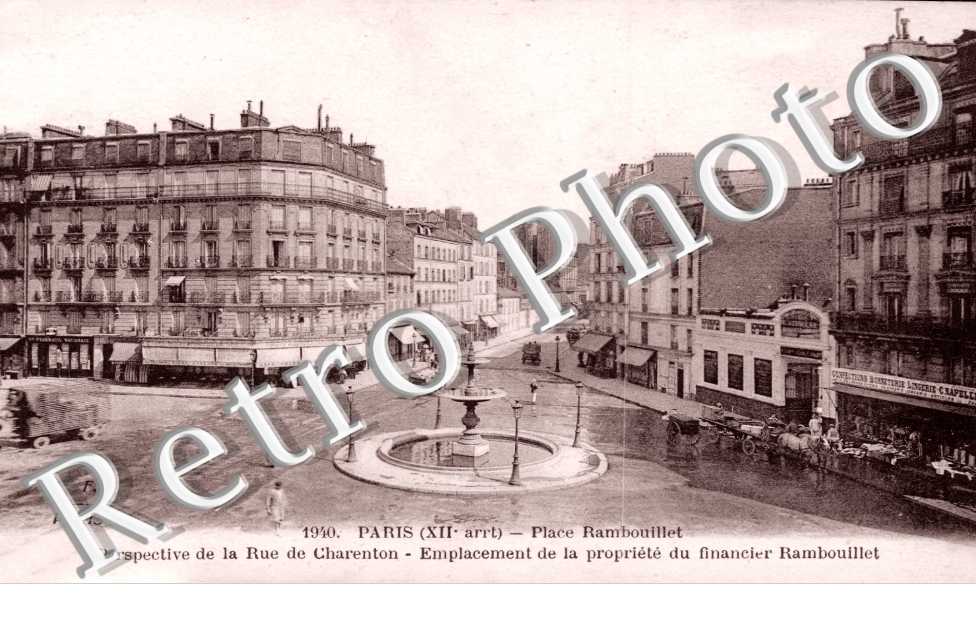 place Rambouillet perspective de la rue de Charenton