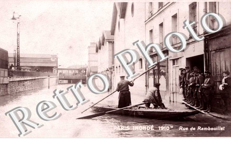 Inondations 1910, Rue de Rambouillet
