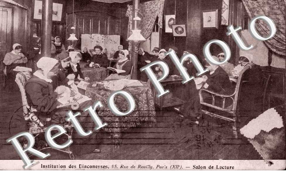 Insitution des Diaconesses, Rue de Reuilly, Salon de lecture