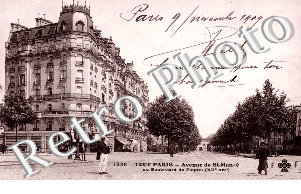 avenue de Saint Mande et boulevard de Picpus