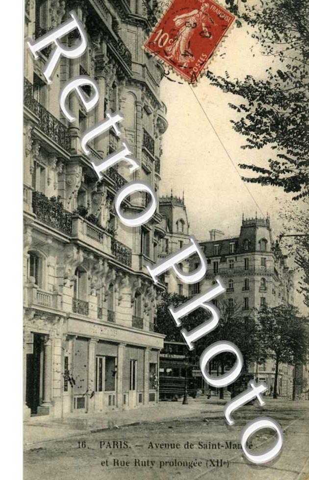 Avenue de Saint Mandé et rue Ruty prolongée