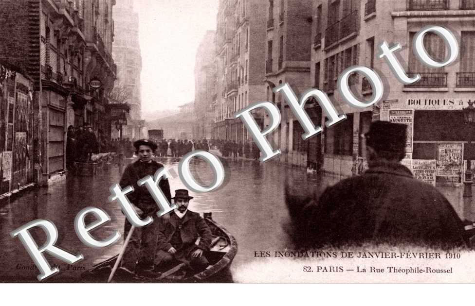 Inondations 1910, Rue Theophile Roussel