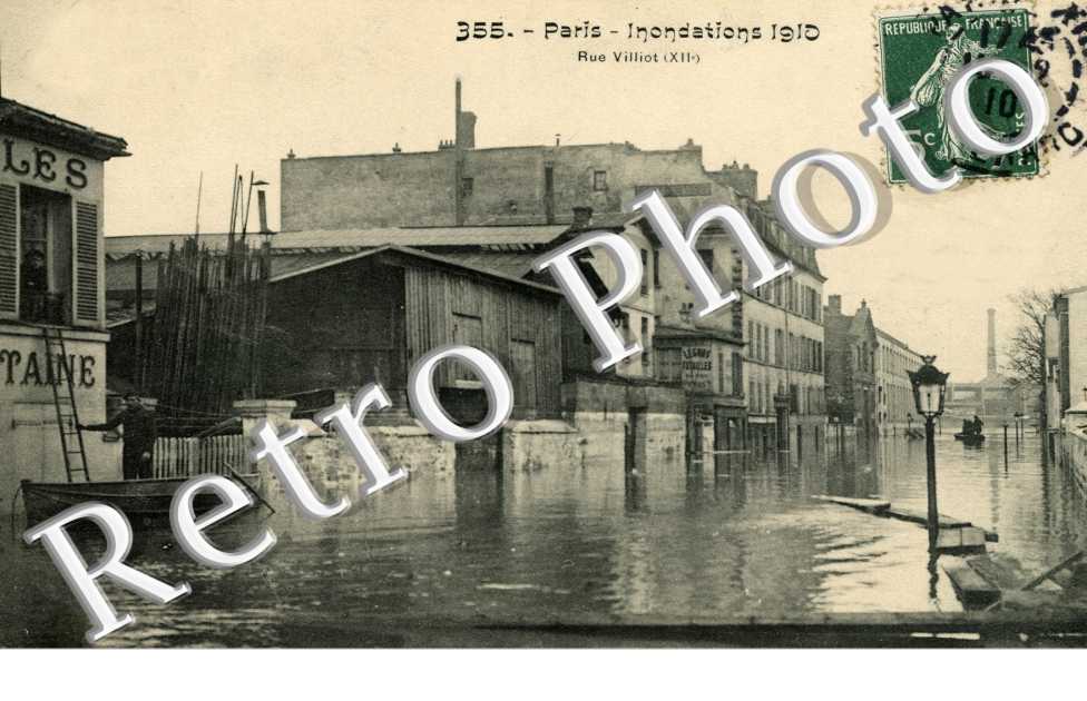 Inondations 1910, Rue Villiot