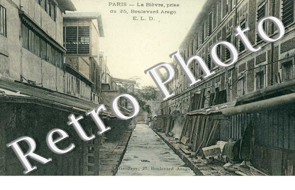 La Bièvre prise du 26 boulevard Arago