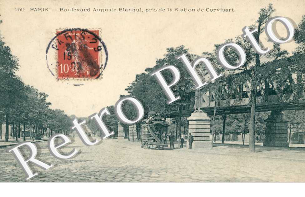 boulevard Auguste Blanqui  pris de la station de Corvisart