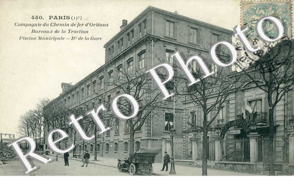 Boulevard de la gare   Compagnie des chemins de fer d&#039;Orleans Piscine municipale