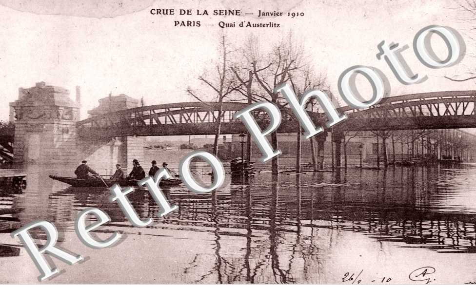 Quai d&#039;Austerlitz Janvier 1910