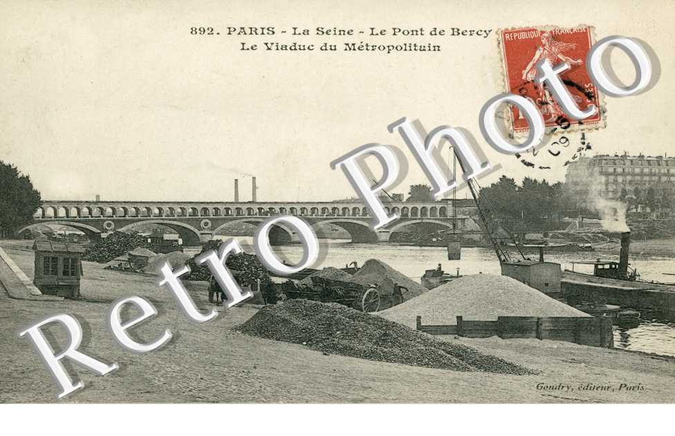 le viaduc du metropolitaine Le pont de Bercy