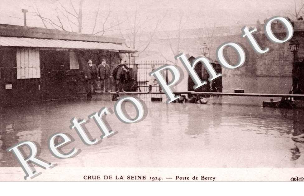 CRUE DE LA SEINE 1914 Porte de Bercy