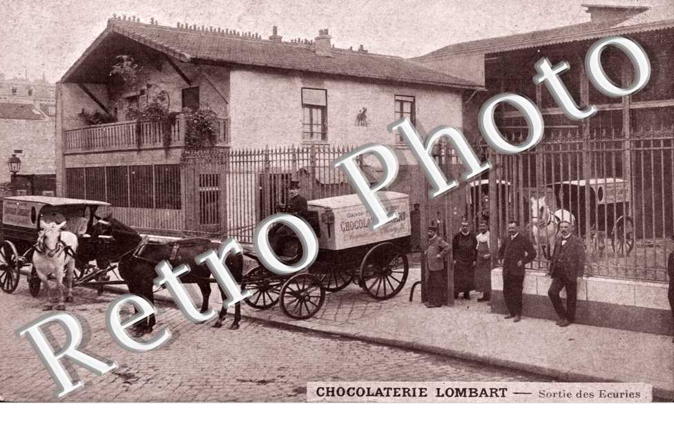 Chocolaterie Lombart, Sortie des Ecuries