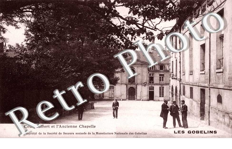 Les Gobelins La cour Colbert et l&#039;ancienne chapelle