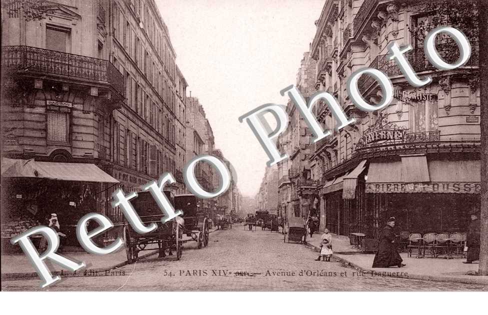 Avenue d&#039;Orleans et Rue Daguerre