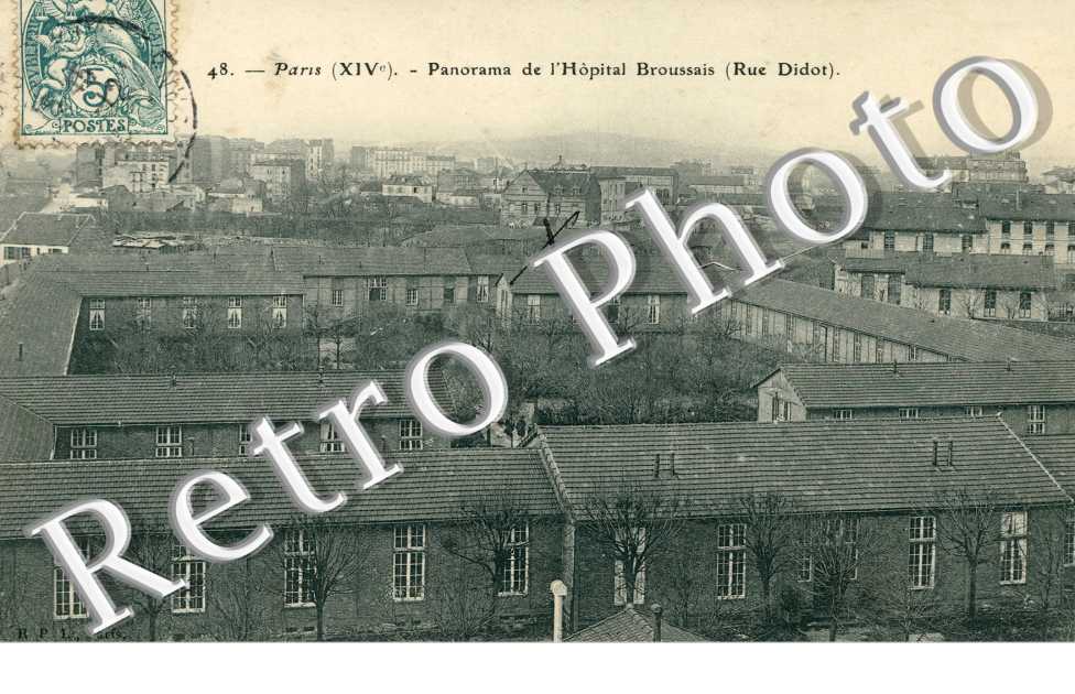 Panorama de l&#039;Hopital Broussais, Rue Didot
