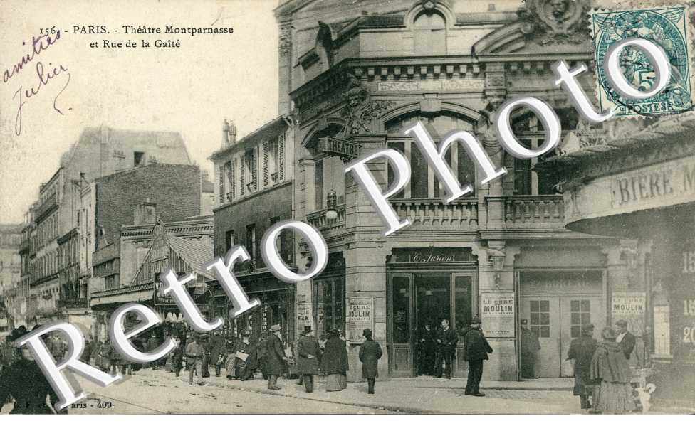 Theatre Montparnasse et Rue de la Gaite