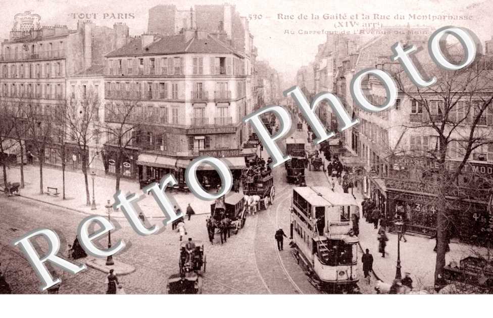 Rue de la Gaite et Rue du Montparnasse