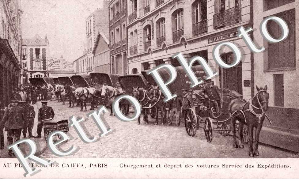 Au Planteur de Caiffa, Chargement et depart des voitures Service des Expeditions