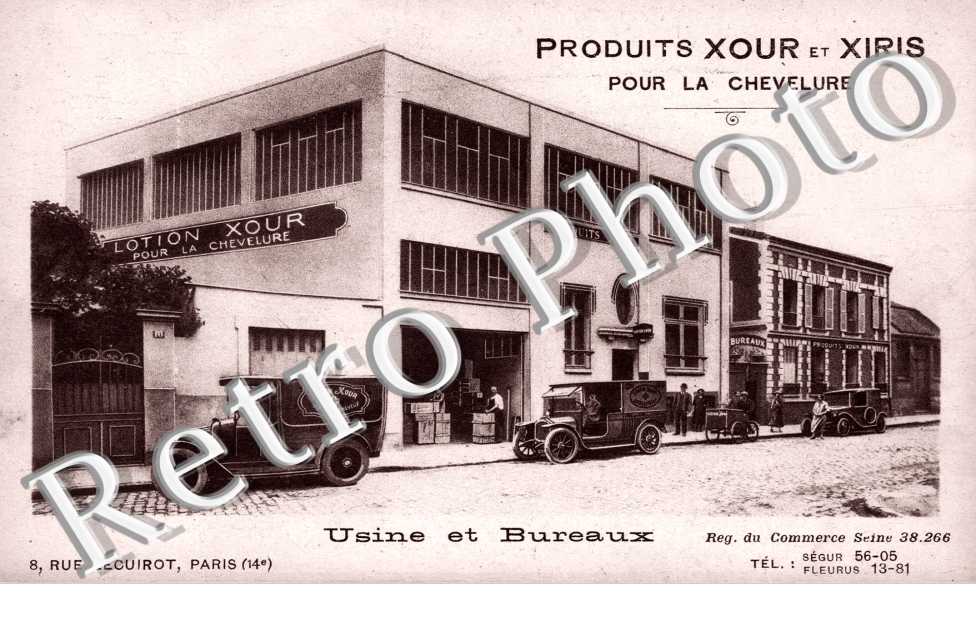 Usine et Bureaux, Produits Xour et Xiris pour la Chevelure, Rue Lecuirot