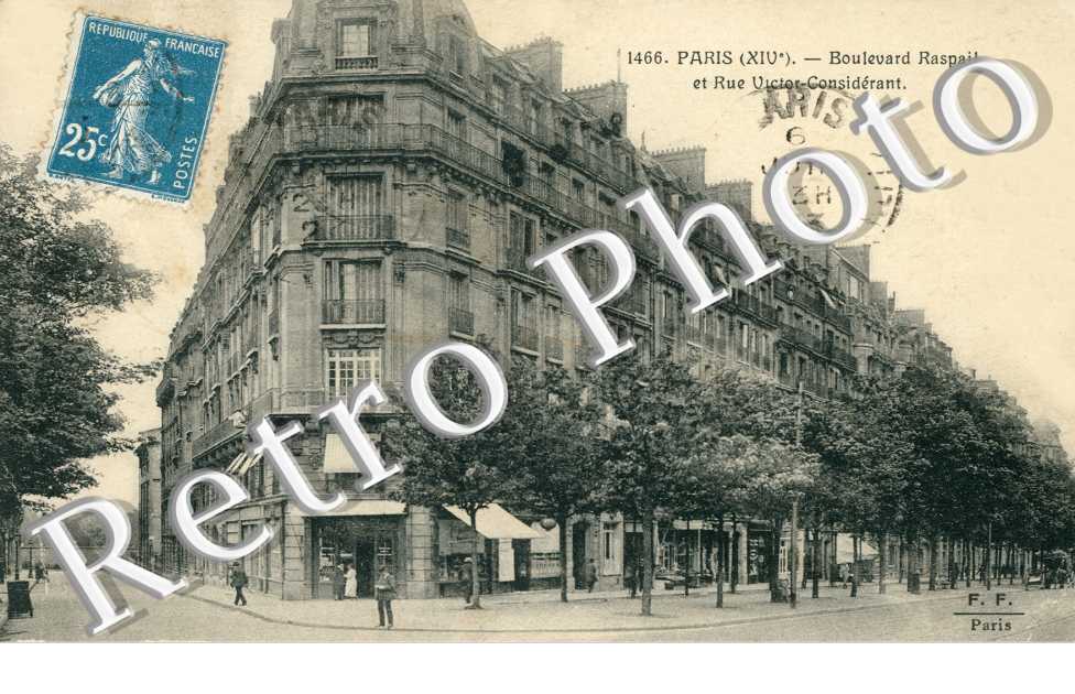 Boulevard Raspail et Rue Victor Considerant