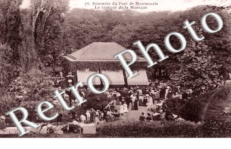 Souvenir du Parc de Montsouris, le Kiosque de la Musique