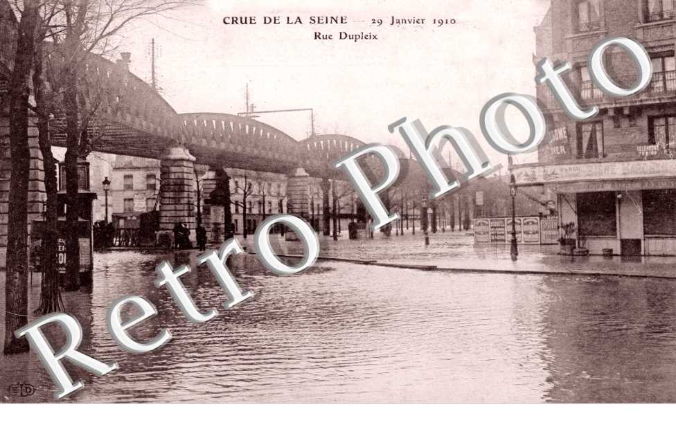Inondations 1910, Rue Dupleix