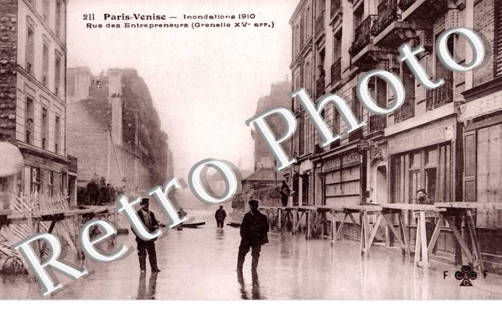 Inondations 1910, Rue des Entrepreneurs