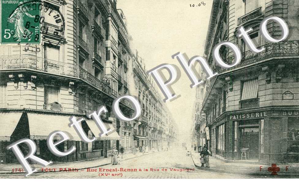 Rue Ernest Renan a la Rue Vaugirard
