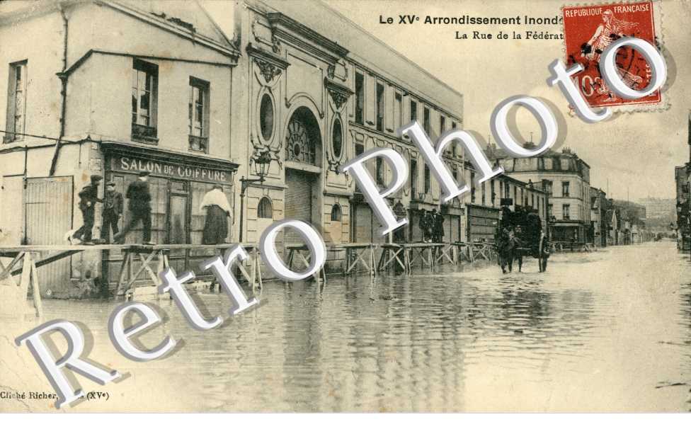 Inondations 1910, Rue de la Federation