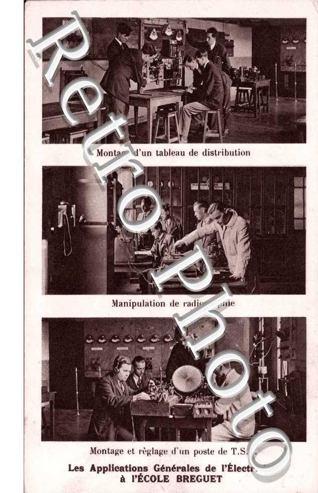 81-83 rue Falguiere Les Applications generales de l'Electricite a l'Ecole Breguet
