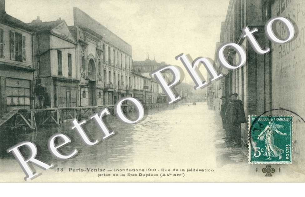 Inondations 1910, Rue de la Federation