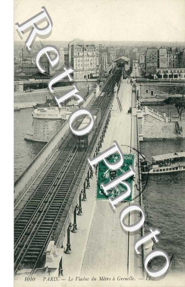 Le Viaduc du Metro a Grenelle