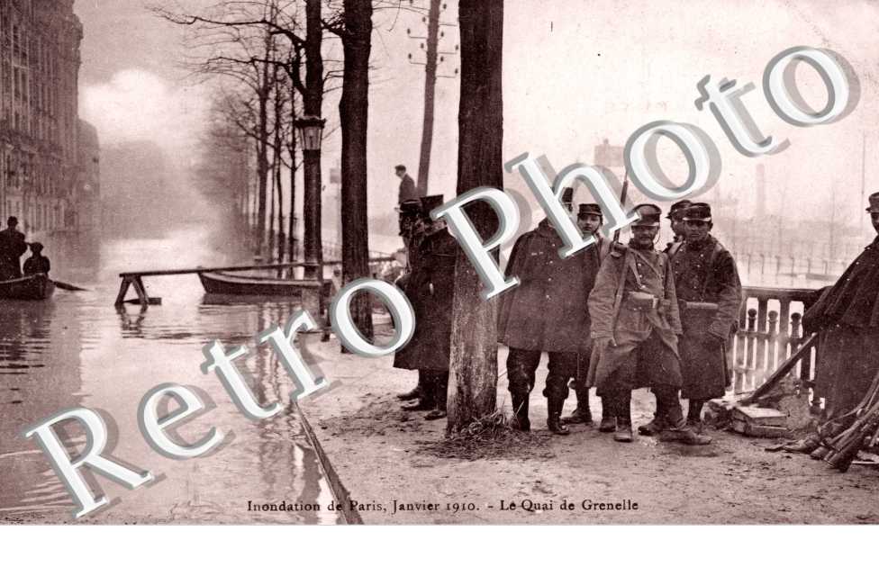 Inondations 1910, Le Quai de Grenelle