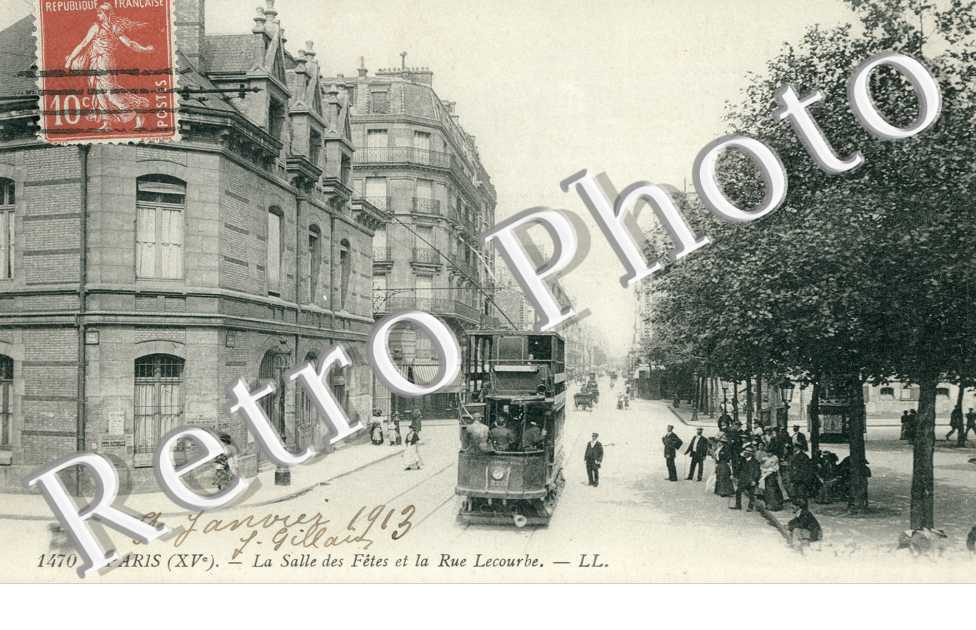 Salle des Fetes et Rue Lecourbe