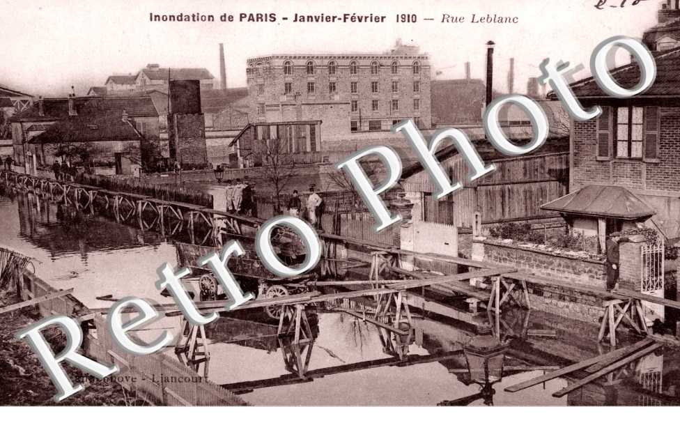 Inondations 1910, Rue Leblanc