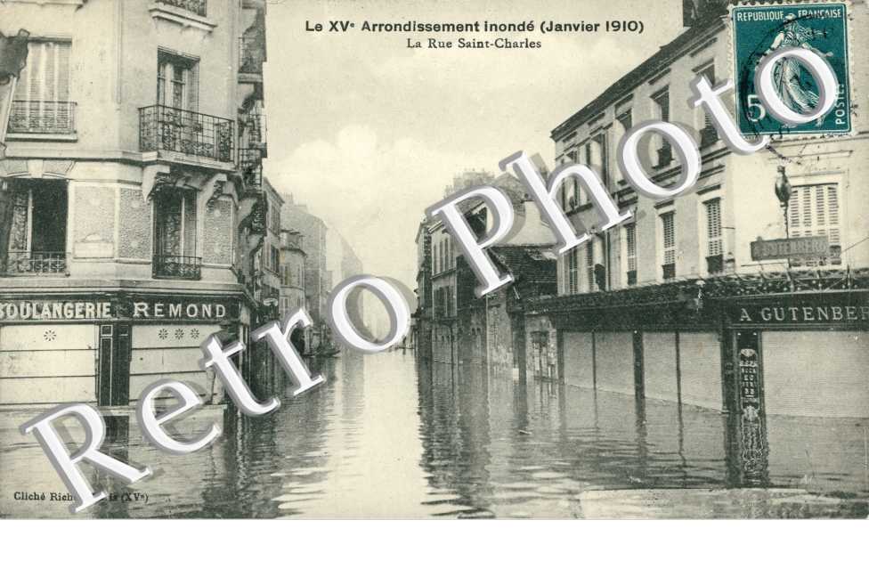 Inondations 1910, La Rue Saint Charles