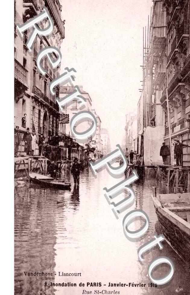 Inondations 1910, La Rue Saint Charles