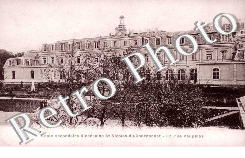 12 rue Vaugelas Ecole secondaire diocesaine Saint Nicolas du Chardonnet