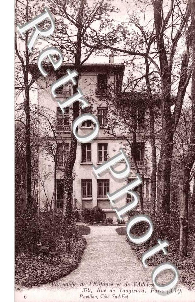 379 rue de Vaugirard -   Patronage de l&#039;Enfance et de l&#039;Adolescence, Pavillon