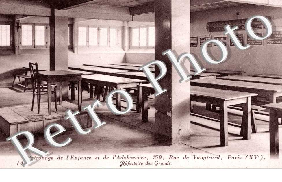 379 rue de Vaugirard -  Patronage de l&#039;Enfance et de l&#039;Adolescence, Refectoire des Grands