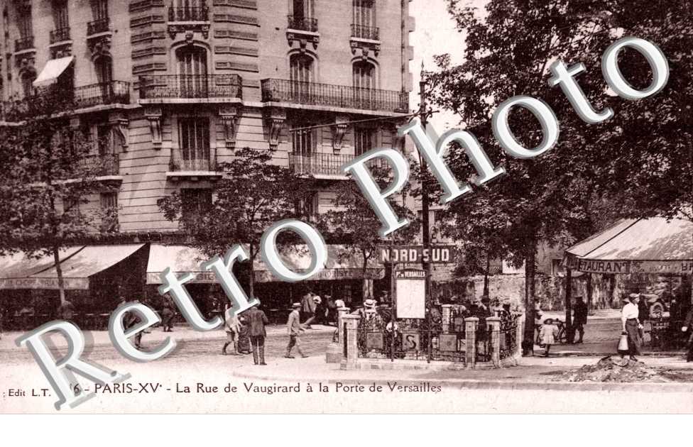 Rue de Vaugirard et la Porte de Versailles