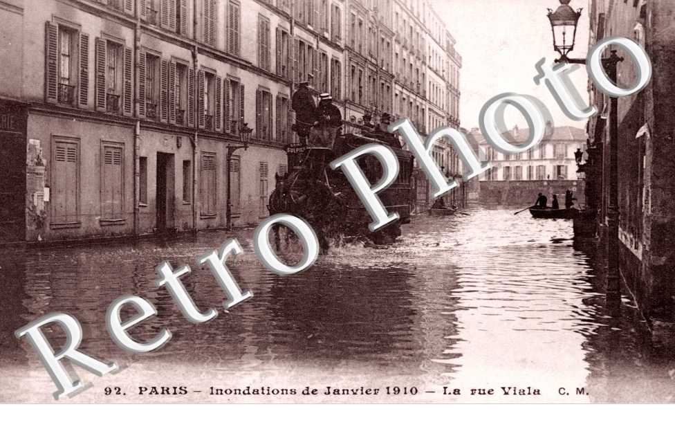 Inondations 1910, Rue Viala