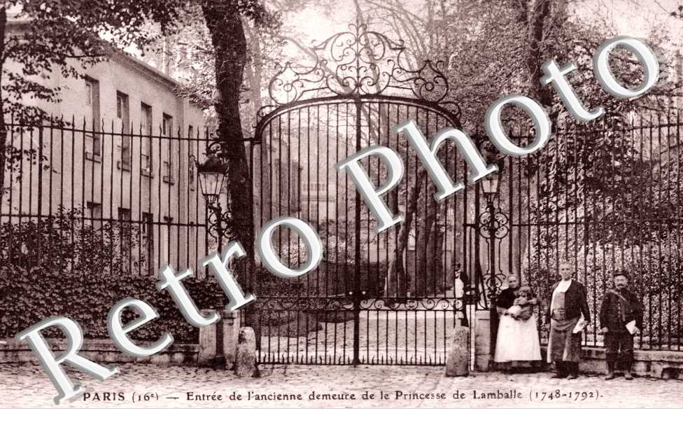 rue Berton Ancienne demeure de la Princesse de Lamballe
