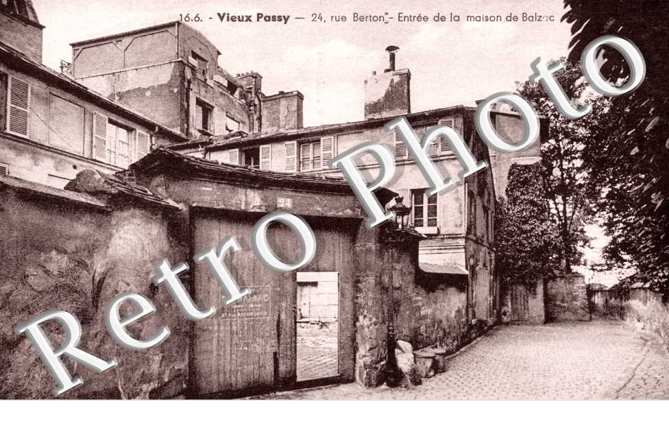 Vieux Passy - La Maison de Balzac, Rue Berton