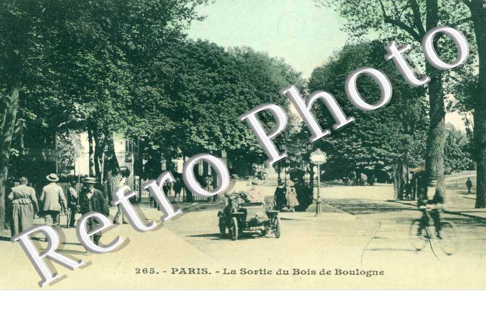 la Sortie du Bois de Boulogne