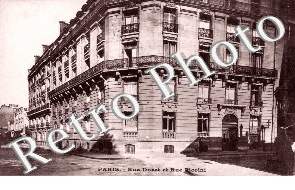 Rue Duret et Rue Piccini